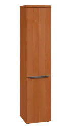 SIN 5 - 42D kancelářská skříň, 2-dveřová, pravá, 1820x400x400, olše jantar